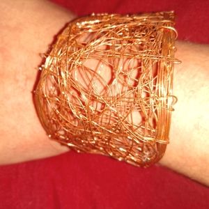 Copper Wire Wrist Cuff NWOT